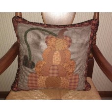 Country/Primitive/Farmhouse Quilted~Pumpkin Stack ~Pillow~16" x 16"   153139780394